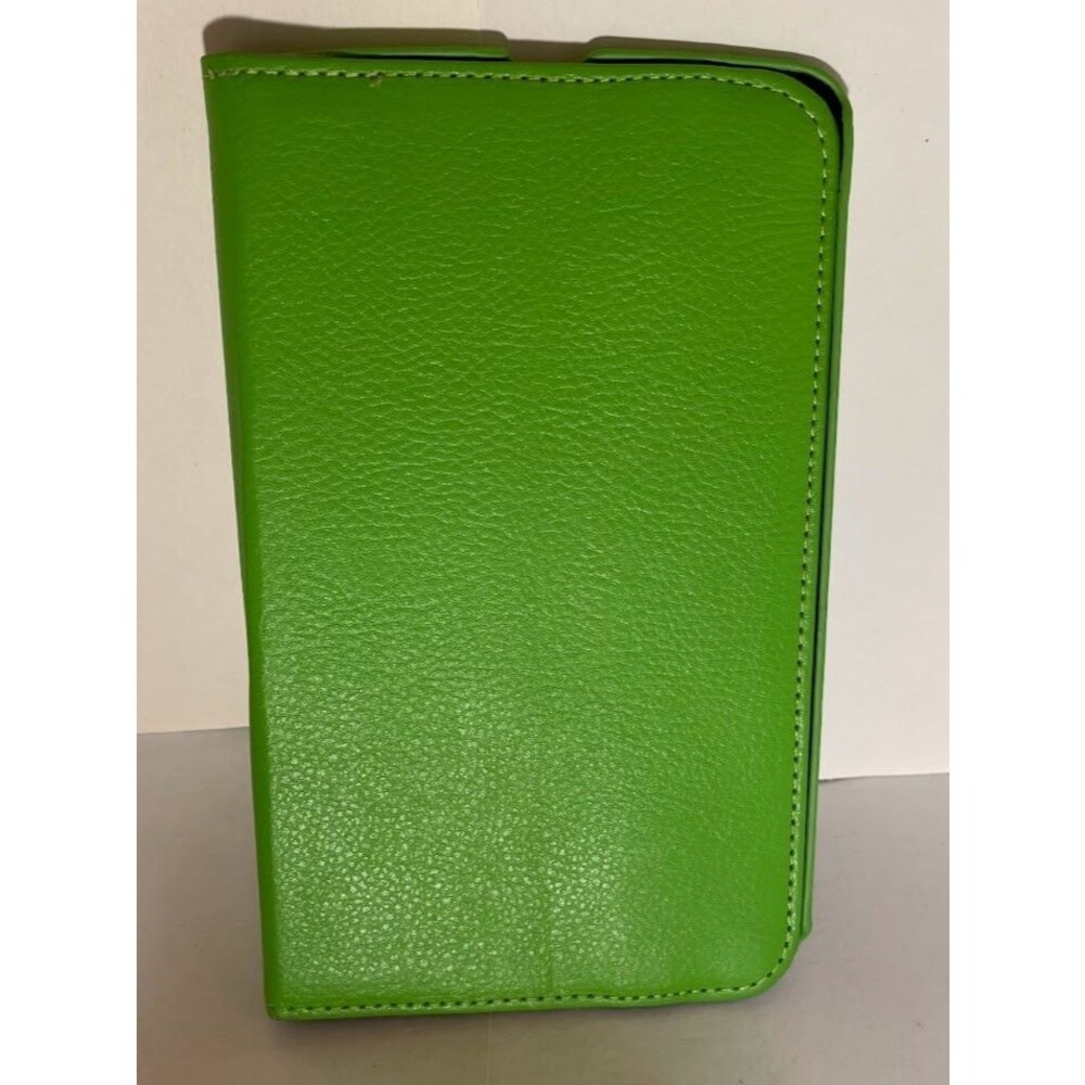 LG G PAD 7.0 Green Faux Leather Hybrid Kickstand Box Case Cover